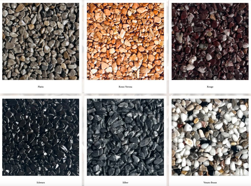 steinteppich auswahl 1